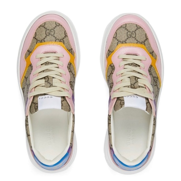 GUCCI Chunky GG supreme logo leather sneakers - Picture 4 of 5